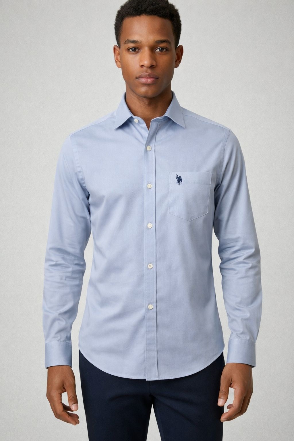 Men’s Classic Light Blue Formal Shirt
